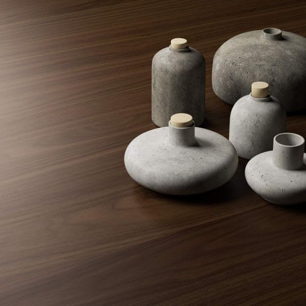 Mobili Fiver, First Extendable Table, 47.2(78.7) x31.5 in,Walnut, for 6-8 People, Expandable Dining Table for Kitchen, Living Room, Italian Furniture