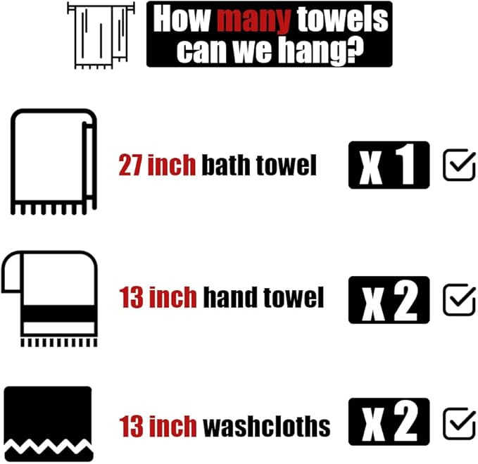 JQK Gold Towel Bar, 30 Inch 304 Stainless Steel Thicken 0.8mm Towel Rack Bathroom, Towel Holder Brushed Golden Wall Mount, Useable Length 27 Inch, TB110L27-BG