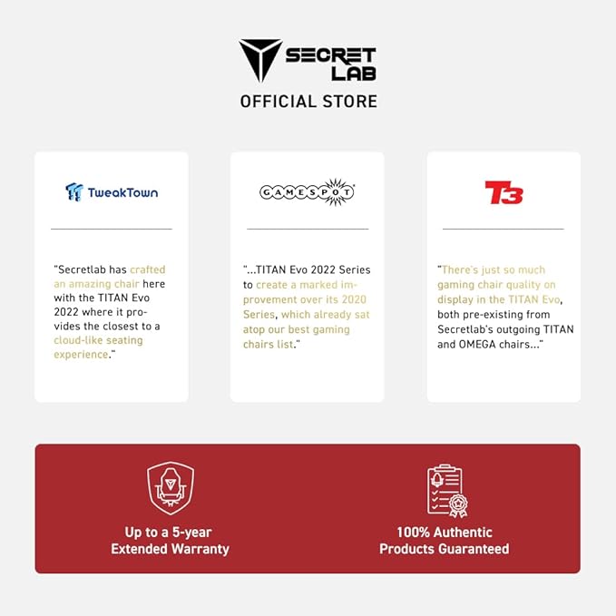 Secretlab Titan Evo The Witcher Chair - Reclining - Ergonomic & Comfortable Computer Chair with 4D Armrests - Magnetic Head Pillow & 4-Way Lumbar Support - Small - Brown - Leatherette