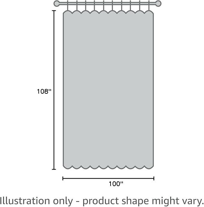 H.VERSAILTEX Blackout Patio Curtains 100 x 108 Inches for Sliding Door Extral Wide Blackout Curtain Panels Thermal Insulated Room Divider - Grommet Top, 9' Tall by 8.5' Wide - Dove Grey