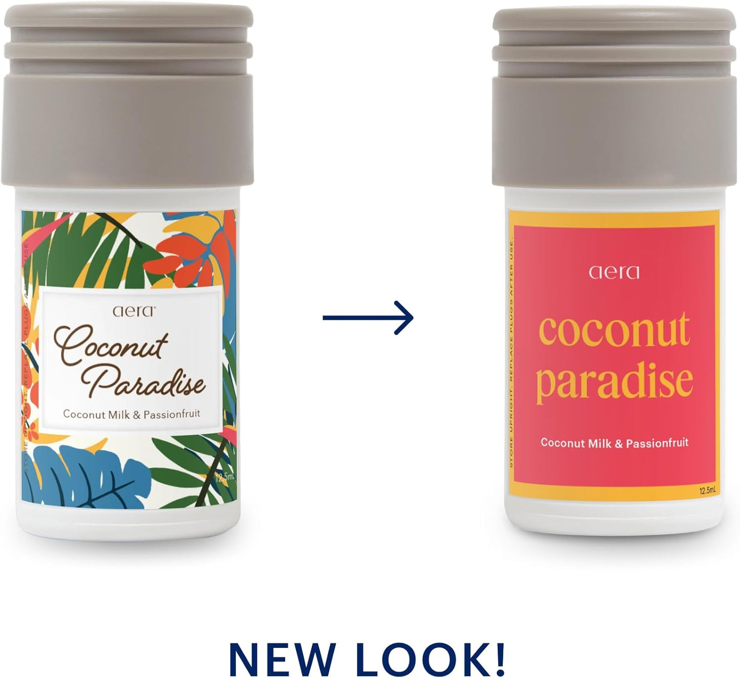 Aera Coconut Paradise Home Fragrance Scent Refill - Notes of Coconut Milk and Passionfruit - Works with Aera Mini Diffuser, Mini Scent Capsule Size
