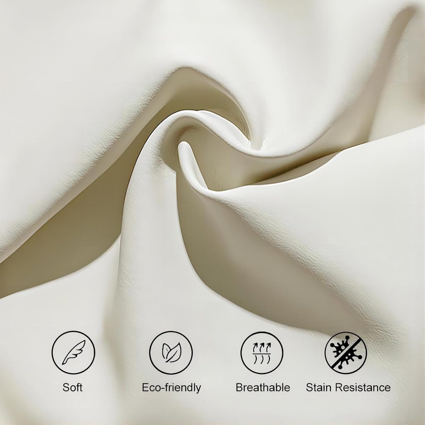 homary White Makeup Vanity Set with LED Mirror and Dressing Stool, Modern PU Leather Dressing Table with Drawers for Bedroom, Ideal for Women Girls (White)