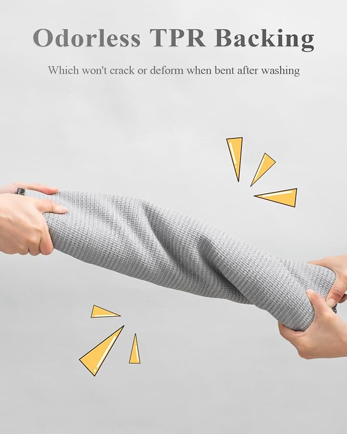 hicorfe Kitchen Rugs and Mats,Kitchen Mats for Floor,20"x31.5" Non Slip Runner Rug,Absorbent Resist Dirt Comfort Standing Mat Machine Washable for Entryway,Hallway,Front of Sink(Grey)