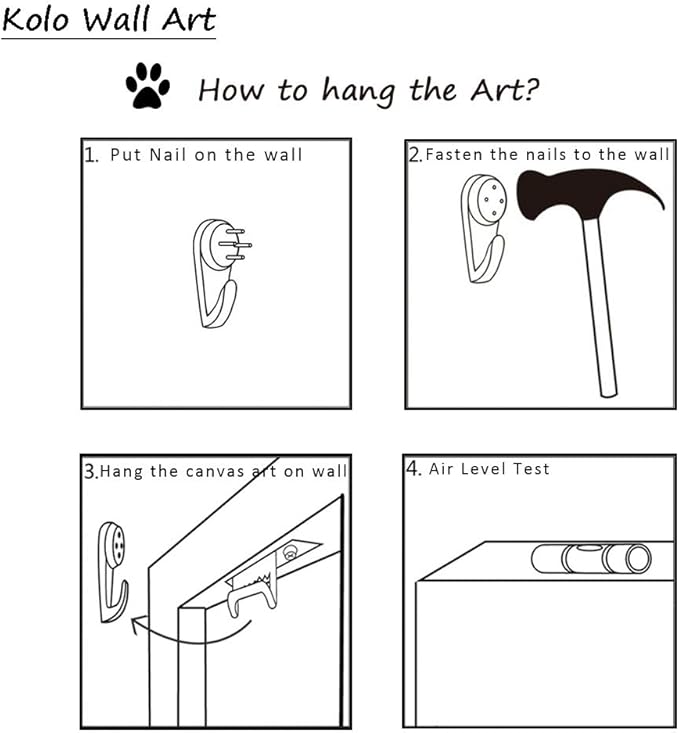 KLVOS Dog Animal Wall Art for Nursery Room Butterfly on Dog Nose Kids Bed Room Wall Decor 3 Panel Black and White Puppy Prints Picture for Pet Shop 12"x16"x3 pcs