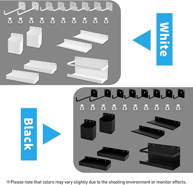 lumizone Folding Desk Accessories Set with Storage Hooks & Boxes, Designed for Collapsible Desk 29", Space-Saving, Ideal for Home Office, Study Room, and Small Spaces (Accessories Set-Black)