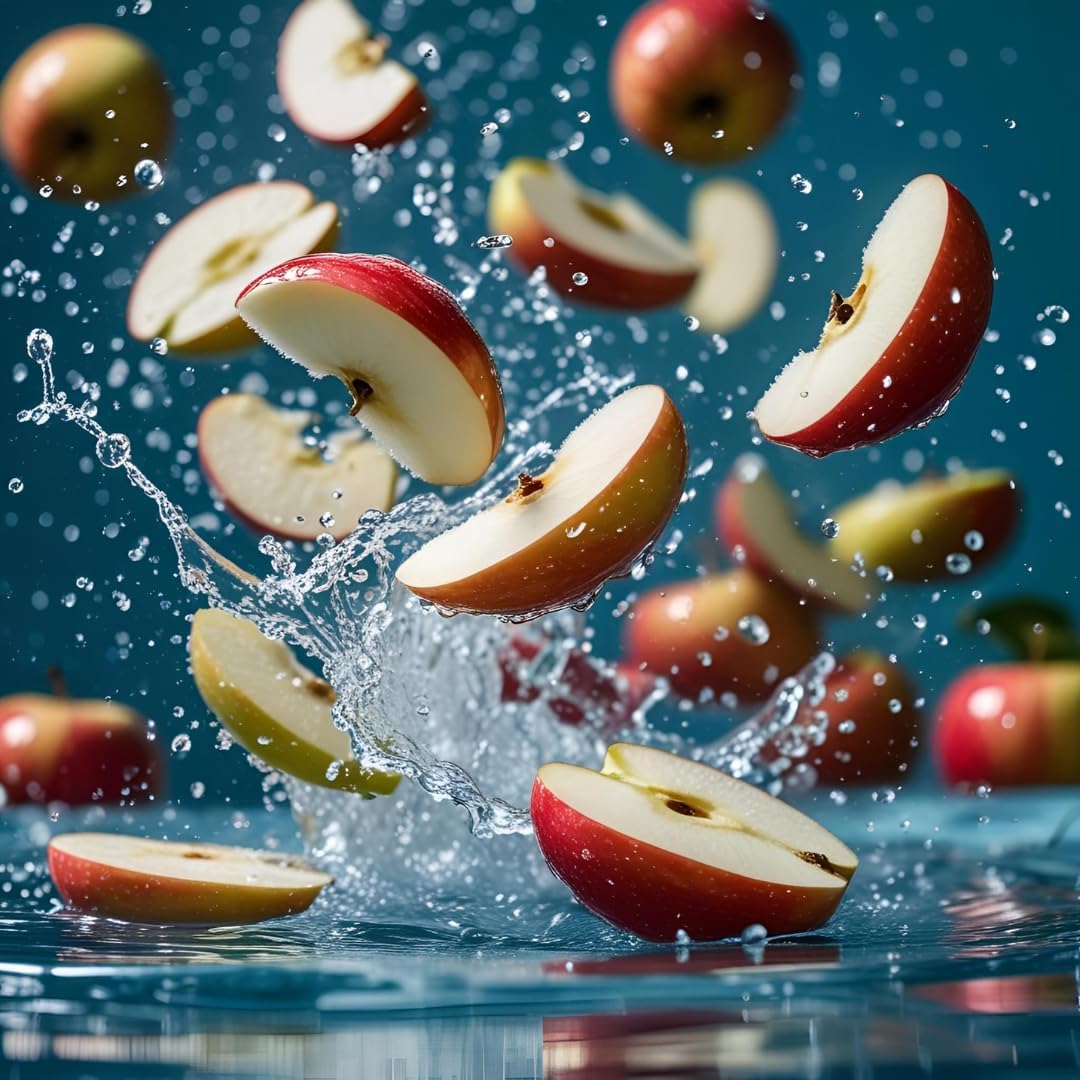 1OAK Soy Wax Scented Candles (Apple) - Soy Candles for Home Scented - Long Burning Premium - Hand-Poured (7oz)