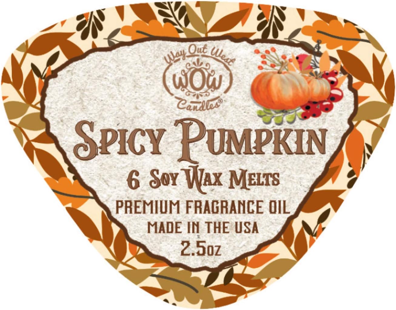 Scented Wax Melts - Highly Fragrant Air Freshener - 4 Pack Set of 6 Melt Cubes (4, Spicy Pumpkin)