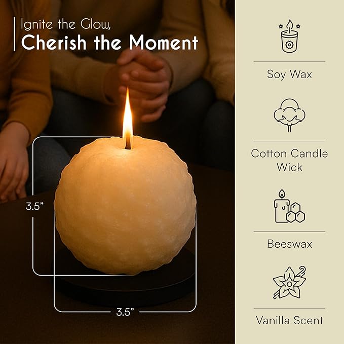 Spiral Cool Decorative Candle, Velas Decorativas, Spiral Melt Light, Spinning Burning, Spinning Gifts Unique Candle, Cool Candles, Soy, Beeswax, Fun Candles Spinner (Winter White - Vanilla)
