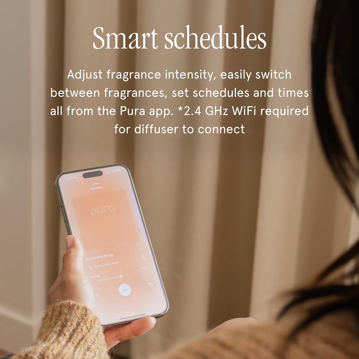 PuraHome Scent Refill - Smart Home Air Diffuser - Up to 120-Hours of Luxury Fragrance per Refill - Home Essential - Clean & Safe Diffuser Fragrance - 2 Pack, Banana Birch