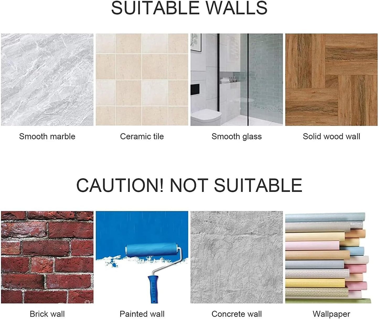 DELITON Stick On Wall Hooks 4 Packs, Towel Hanger for Bathroom Kitchen, No Damage, Stainless Steel, Heavy Duty, Light Gray