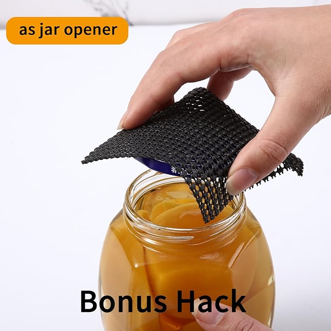 iwtmm Drawer Shelf and Cabinet Liners Non-Adhesive Extra Strong Grip - Keep Items in Place for Kitchen, Bathroom, Office & Wardrobe, Heavy Duty Anti-Slip Liners for Cabinets, Cupboards, Drawers