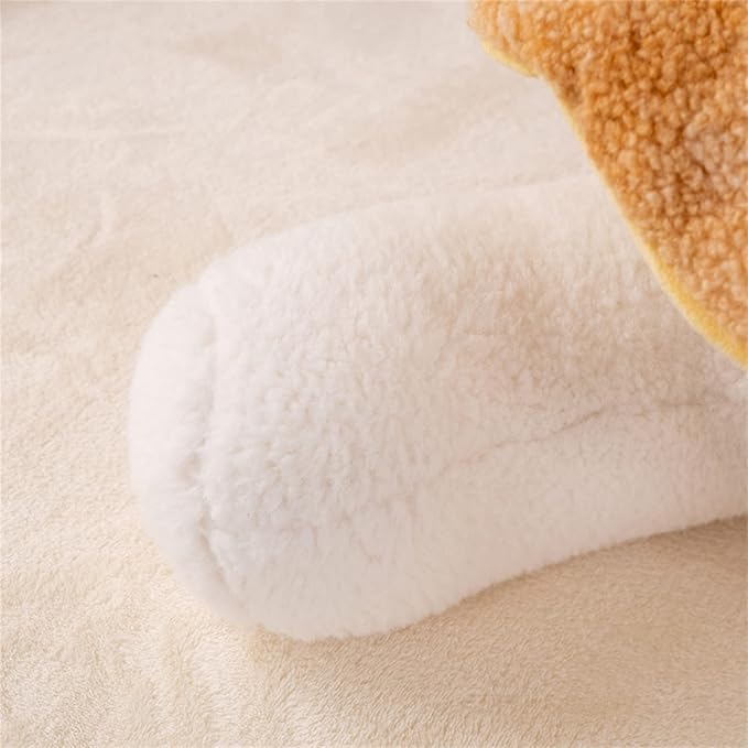 Mushroom Pillow Floor Pillow Sofa Cushion Home Decoration Reading Pillow (32cm, Brown)