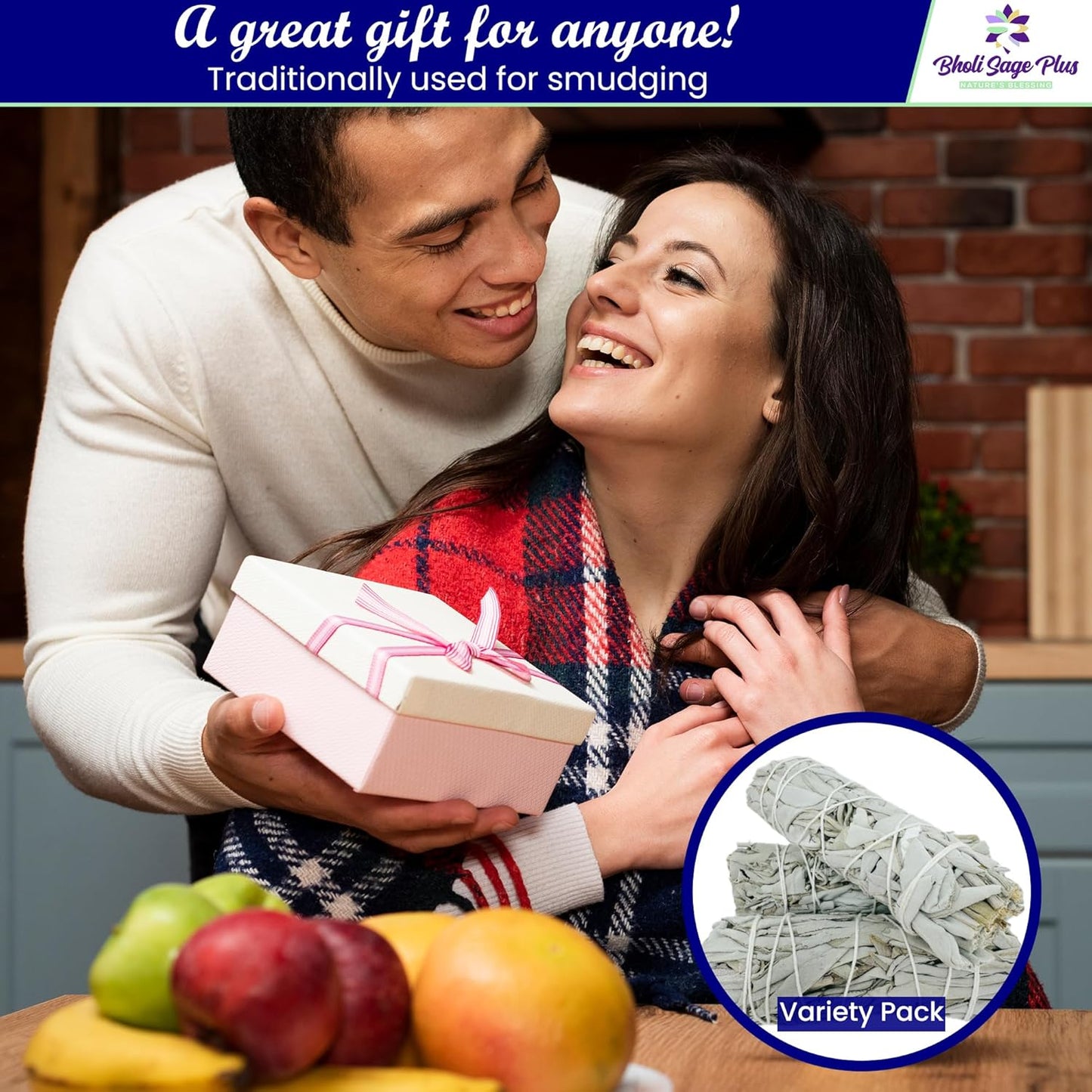 White Sage Sticks Pack of 3, Sage Smudge Kit 4'' Long Dried Sage Sticks for Meditation, Smudging and Cleansing, Getting Rid of Negative Energy