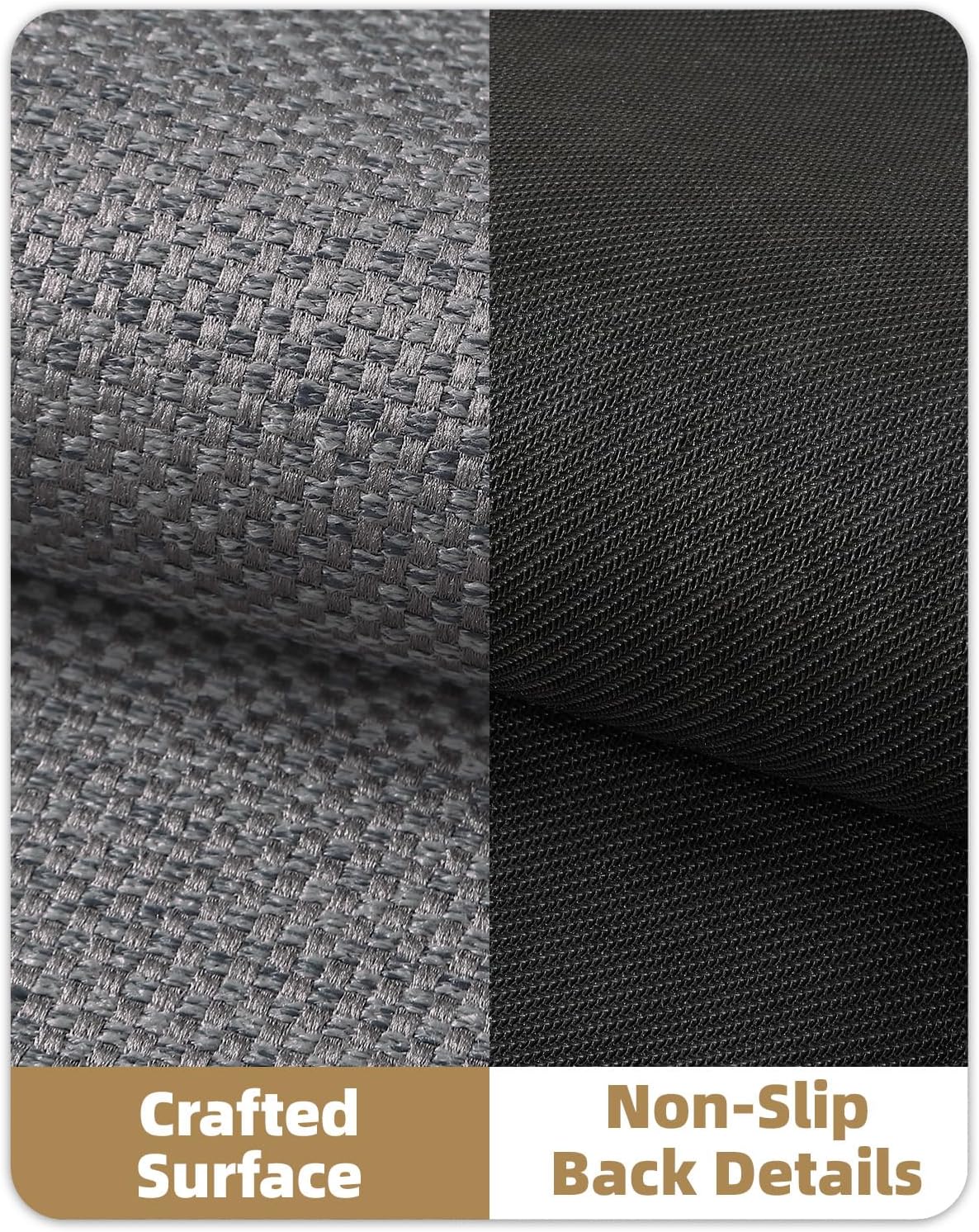 Color&Geometry Front Door Mat Indoor 26"x47", Rugs for Entryway, Non Slip Washable Low-Profile Inside, Entry Mat Entry Rug Door Mat Indoor Entrance, Light Grey (Rolled-up NO Creases)