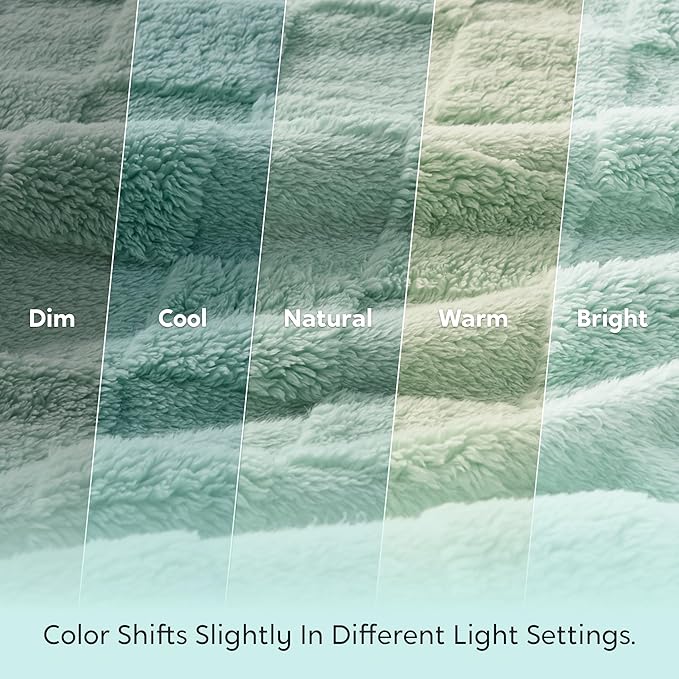 Joiedomi Twin Blanket for Bed, Soft Sage Green Fleece Checkered Blankets Gifts for Women Mom Girls, 280GSM Cozy Cute Soft Throw Home Room Decor Aesthetic Gifts 60x80 Inches
