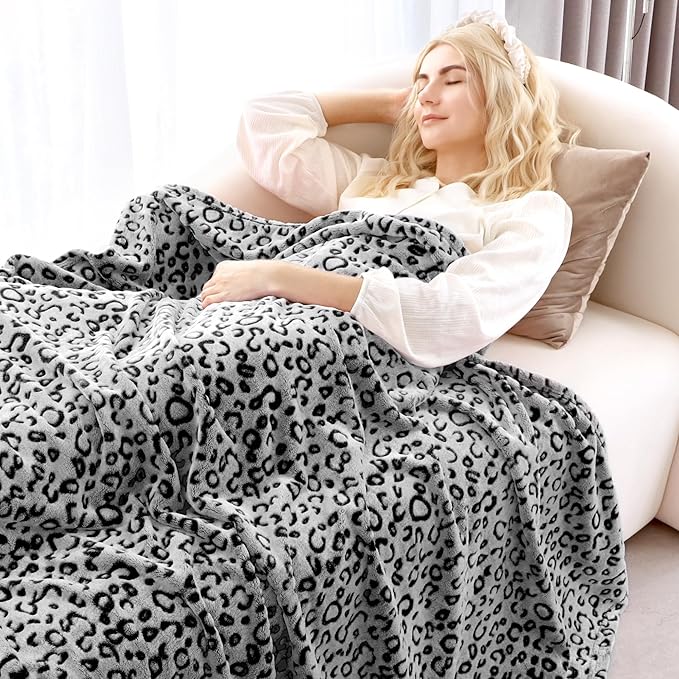 Throw Blanket Fleece Big Black Blanket Fuzzy Soft Plush Bed Blanket Queen Size Blankets for Bed