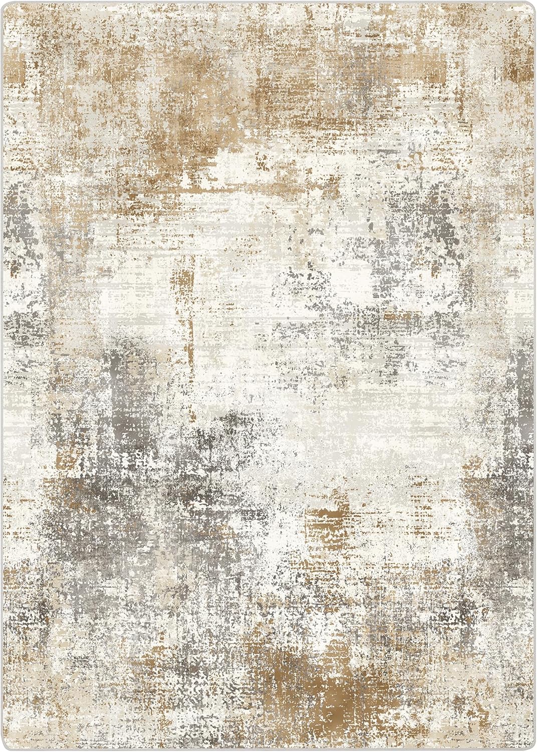 8X10 Area Rug for Bedroom Living Room, Modern Abstract Machine Washable Area Rug, Large Soft Low Pile Carpet with Non-Slip Backing for Dining Room