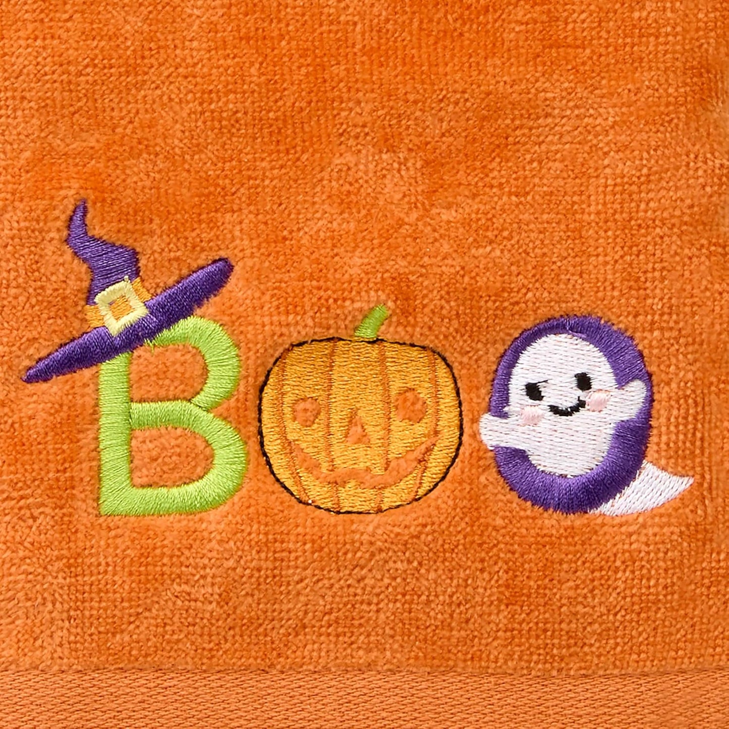 SKL Home Halloween Boo Hand Towel Set for Bath/Kitchen/Bar & Gift, 2 Count