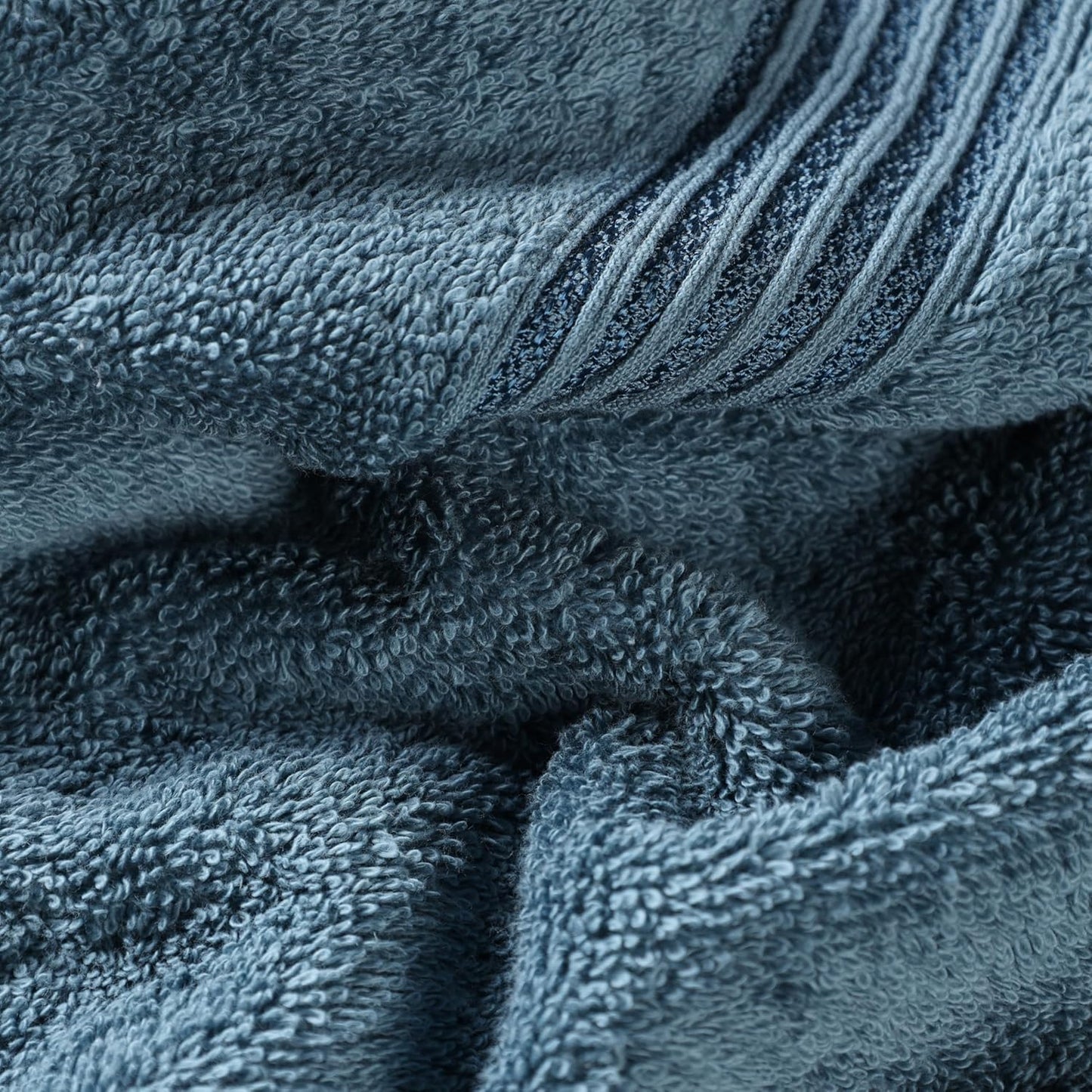 Superior Egyptian Cotton 2-Piece Bath Sheet Towel Set, Oversized Body Towels For Adults And Kids, Large Towel For Bath, Shower, Guest Bathroom, Spa, Gym, Resort, Essentials, Airbnb, Sapphire