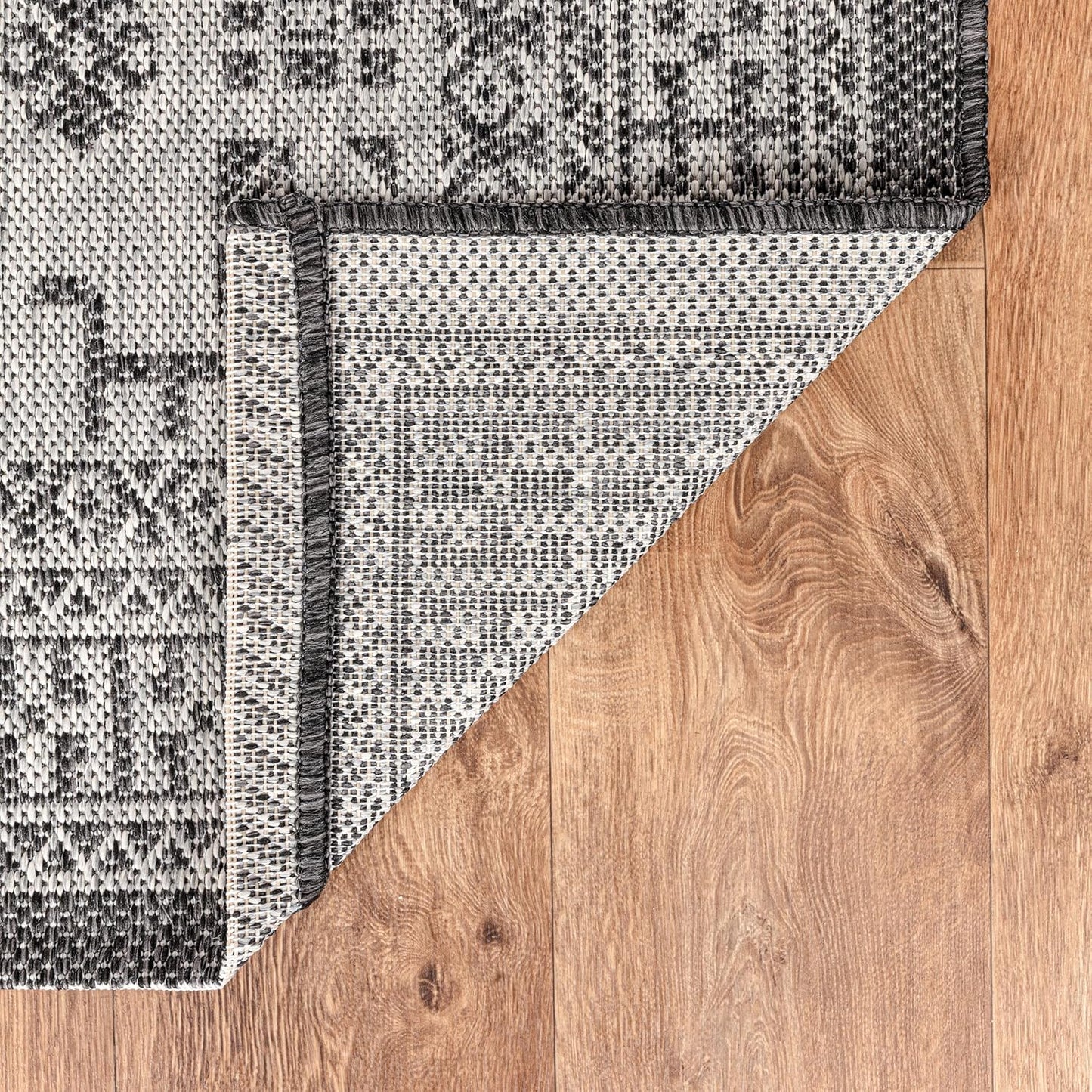 Keen Home Design Terrace Outdoor Area Rug - 4x6 Washable Indoor/Outdoor Rug for Patio, Kitchen, Balcony, Beach, Garden, Deck and Porch, Size: 3'10"x5'7"