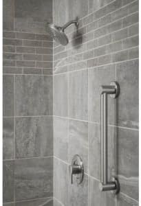 Moen YG0436BN Bathroom Safety 36-Inch Stainless Steel Modern Bathroom Grab Bar, Brushed Nickel