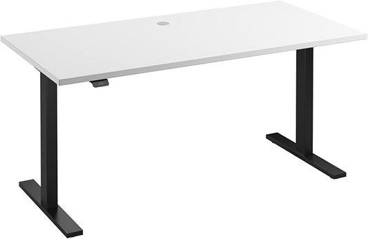 Bush Furniture Move 60 Electric Height Adjustable Desk, Ergonomic Sit-Stand Computer Table for Home and Professional Office, 60W x 30D, White