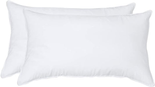 12"x20" Pillow Inserts Soft Feather Pillow Set of 2 Indoor Decorative Sofa Down Pillows Bed Pillows Couch Pillow