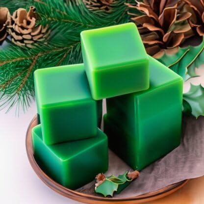 Fraser Fir Strongly Scented Hand Poured Vegan Wax Melts, 36 Scented Wax Cubes, 19.2 Ounces in 6 x 6-Packs
