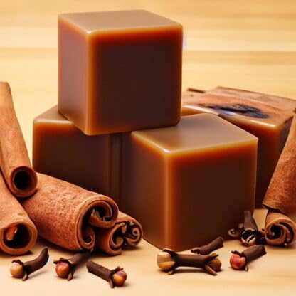 Cinnamon Clove Scented Hand Poured Vegan Wax Melts, 36 Scented Wax Cubes, 19.2 Ounces in 6 x 6-Packs