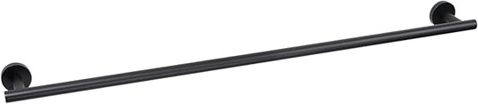 HITSLAM Matte Black 31.6 Inch Towel Bar for Bathroom, SUS304 Stainless Steel Bathroom Towel Rack Wall Mounted, Modern Home Decor Bath Towel Holder with Hardware Accessories