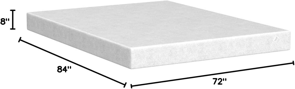 Kin By Tuft & Needle Firm 8" Cal King Adaptive Foam Mattress in a Box, Cooling Pressure Relief, Balanced Support, 100 Night Trial, Fiberglass-Free, CertiPUR-US, 10-Year Limited Warranty