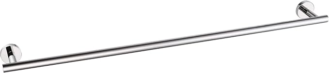 HITSLAM Chrome 31.6 Inch Towel Bar for Bathroom, SUS304 Stainless Steel Bathroom Towel Rack Wall Mounted, Modern Home Decor Bath Towel Holder with Hardware Accessories