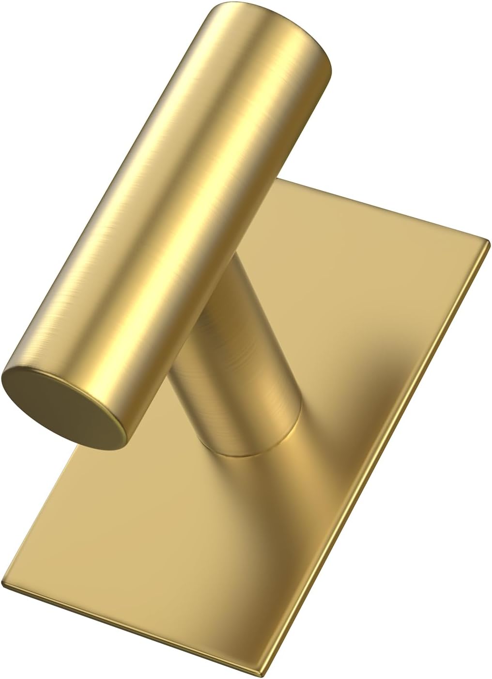 VAEHOLD Wall Towel Hooks, Heavy Duty Sticky Holder Waterproof Towel Hooks for Hanging Coat, Clothes, Closet Hook Wall Mount for Kitchen (Gold, 2 Pack)