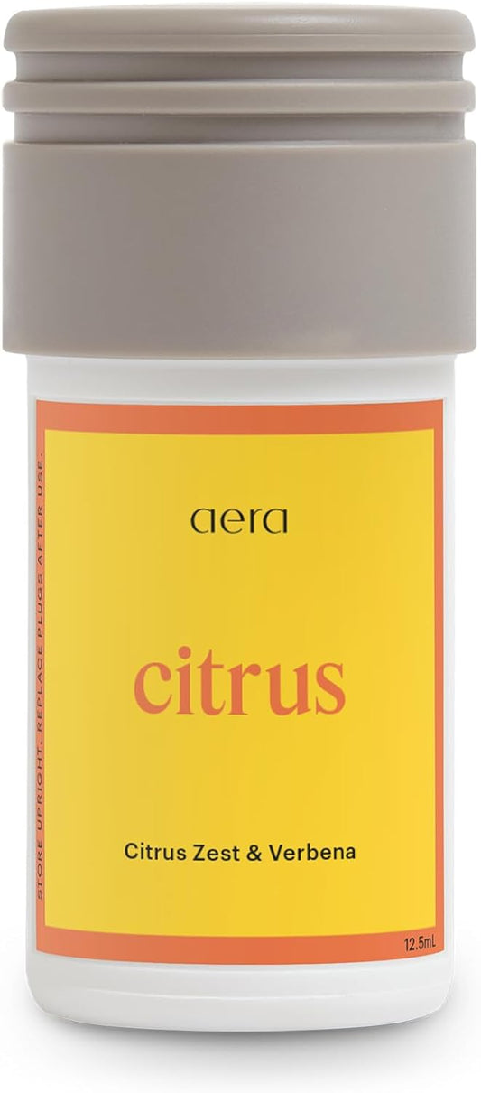 Aera Mini Citrus - Essential Oil for Home - Lemon Zest Fragrance - Notes of Lemon, Orange, Clary Sage and Cedar - Scent Refill - Capsule Size Works with Mini Diffuser