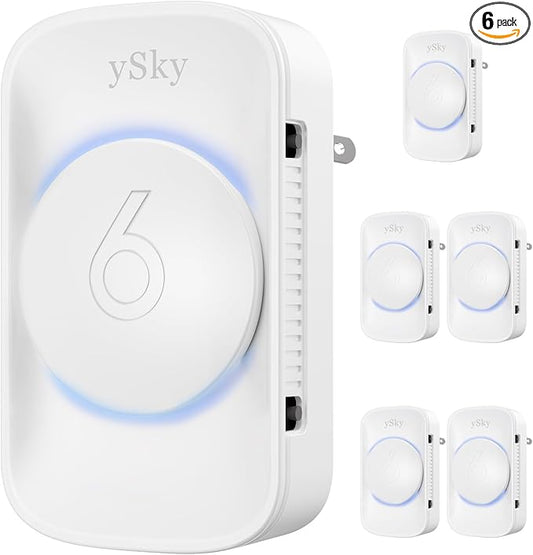 ySky Plug In Air Purifier for Home (6 packs), Negative Ion Air purifier,Quiet Ionizers Air Freshener for home,Bathroom,Bedroom,Portable Air Purifiers for Odor,Pet smell,Mini Air ionizers
