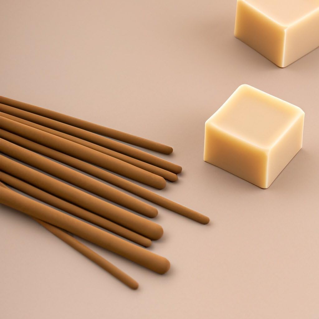 Nag Champa Strongly Scented Hand Poured Vegan Wax Melts, 36 Scented Wax Cubes, 19.2 Ounces in 6 x 6-Packs