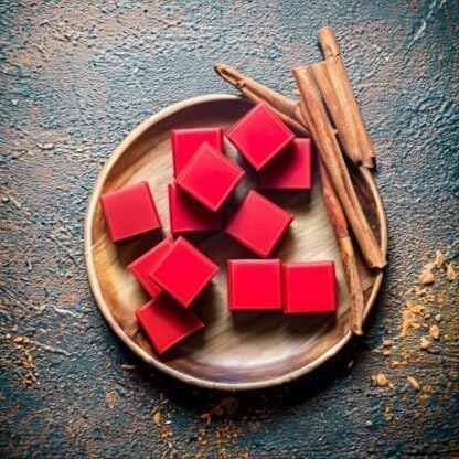 Seriously Cinnamon Strongly Scented Hand Poured Vegan Wax Melts, 36 Scented Wax Cubes, 19.2 Ounces in 6 x 6-Packs