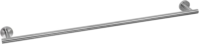 HITSLAM Brushed Nickel 31.6 Inch Towel Bar for Bathroom, SUS304 Stainless Steel Bathroom Towel Rack Wall Mounted, Modern Home Decor Bath Towel Holder with Hardware Accessories