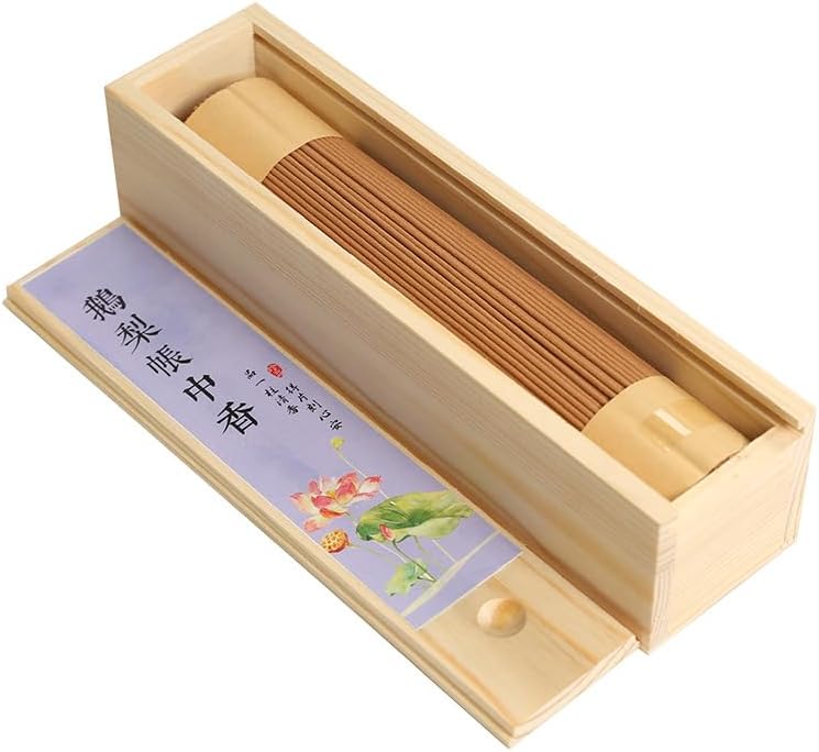 Natural Incense – Stick & Coil – Goose Pear, Sandalwood, Nha Trang Agarwood – Aromatherapy for Home, Meditation, Relaxation (500 Sticks)