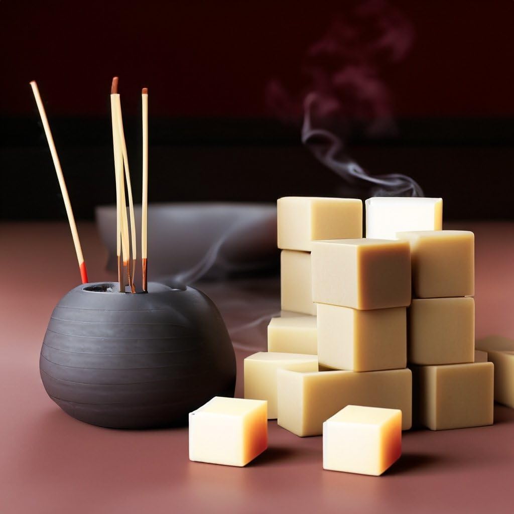 Nag Champa Strongly Scented Hand Poured Vegan Wax Melts, 36 Scented Wax Cubes, 19.2 Ounces in 6 x 6-Packs