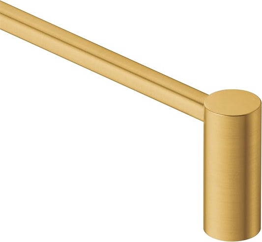 Moen Align Brushed Gold 18-Inch Modern Single -Towel Bar, YB0418BG
