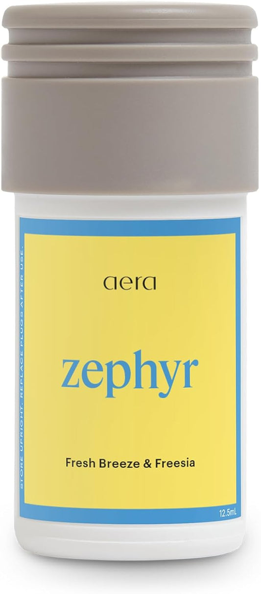 AERA Mini Zephyr - Essential Oil for Home-Simple and Minimal Fragrance - Notes of Lotus Petals Sandalwood and Lily of The Valley - Scent Refill - Capsule Size Works with Mini Diffuser
