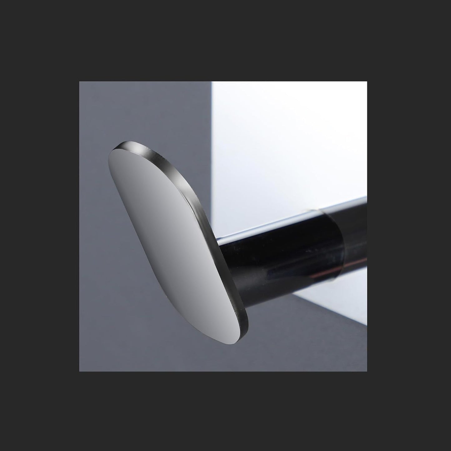 DELITON Towel Hooks for Bathrooms - 4 Pack Wall Hooks for Hanging Heavy Duty Adhesive Command Hooks for Coat Robe, Waterproof Shower Hooks Stainless Steel Mirror, Silver