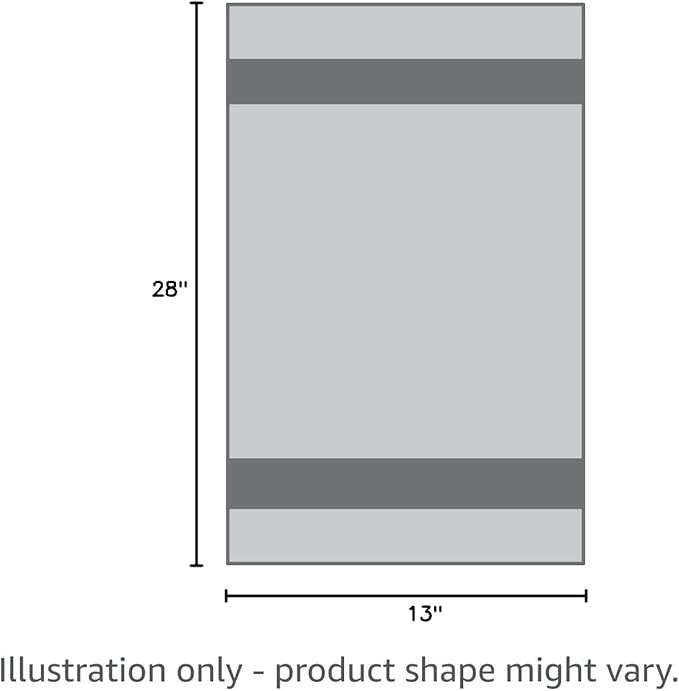 Homaxy 100% Cotton Waffle Weave Kitchen Dish Towels, Ultra Soft Absorbent Quick Drying Cleaning Towel, 13 x 28 Inches, 6-Pack, Tan