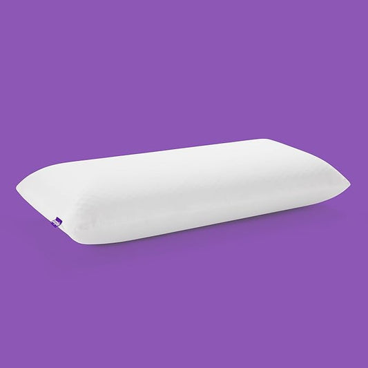 Purple Harmony Pillow - King Tall, Greatest Pillow Ever Invented, 360º Hex Grid & Talalay Latex Core - No Pressure Support, Stays Cool, Luxurious Comfort