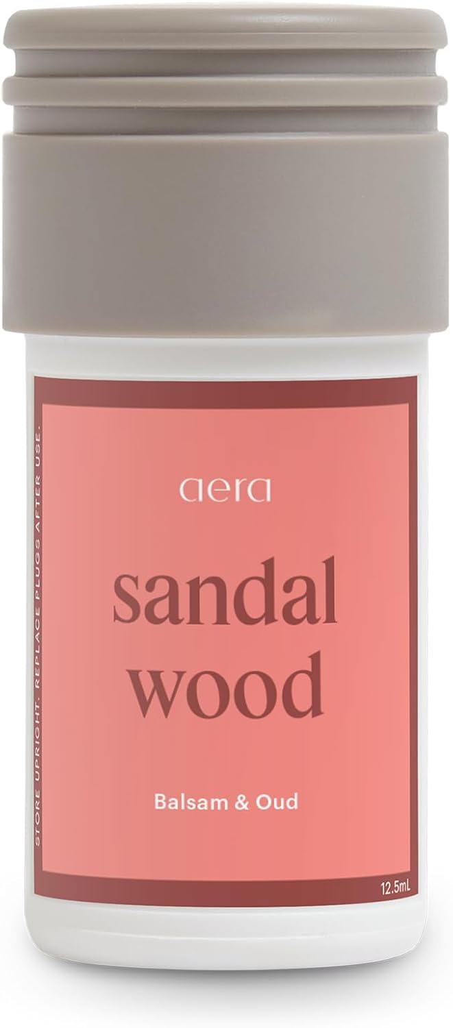 Aera Mini Sandalwood - Essential Oil for Home - Inspiring Calm Fragrance - Notes of Sandalwood, Balsam and Oud - Scent Refill - Capsule Size Works with Mini Diffuser