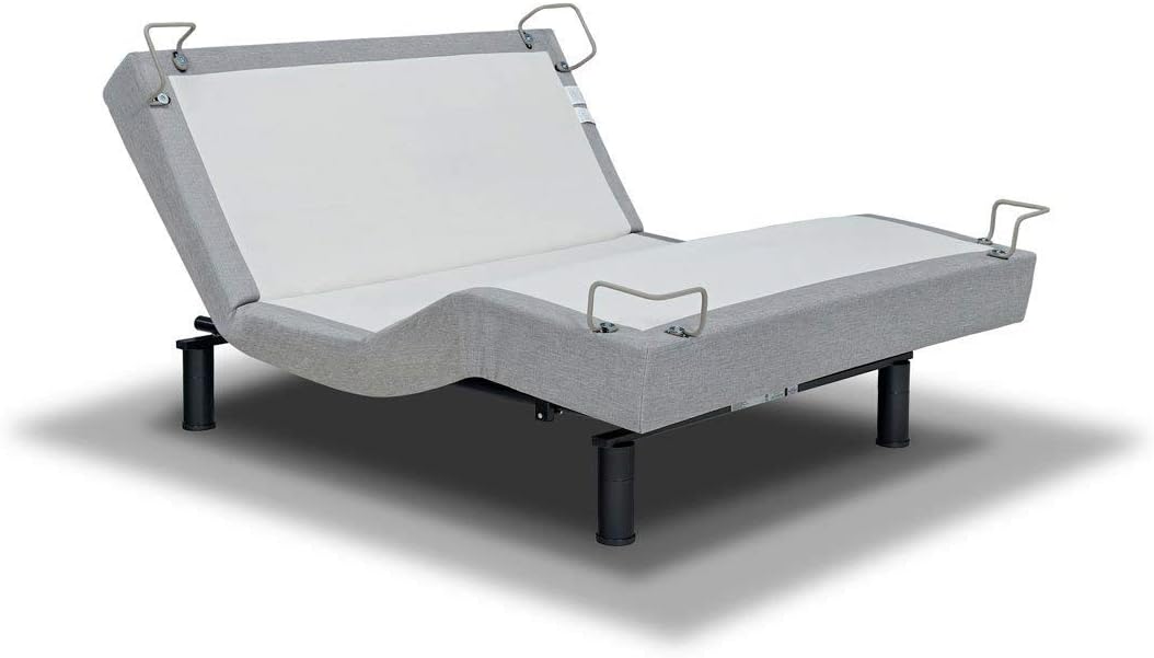 iDealBed Luxe Series Hybrid iQ5 Mattress with Reverie 5D Adjustable Bed Set, Massage, Zero Gravity, Pressure Relief Sleep System (Luxury Plush (Medium Soft Feel), Queen)