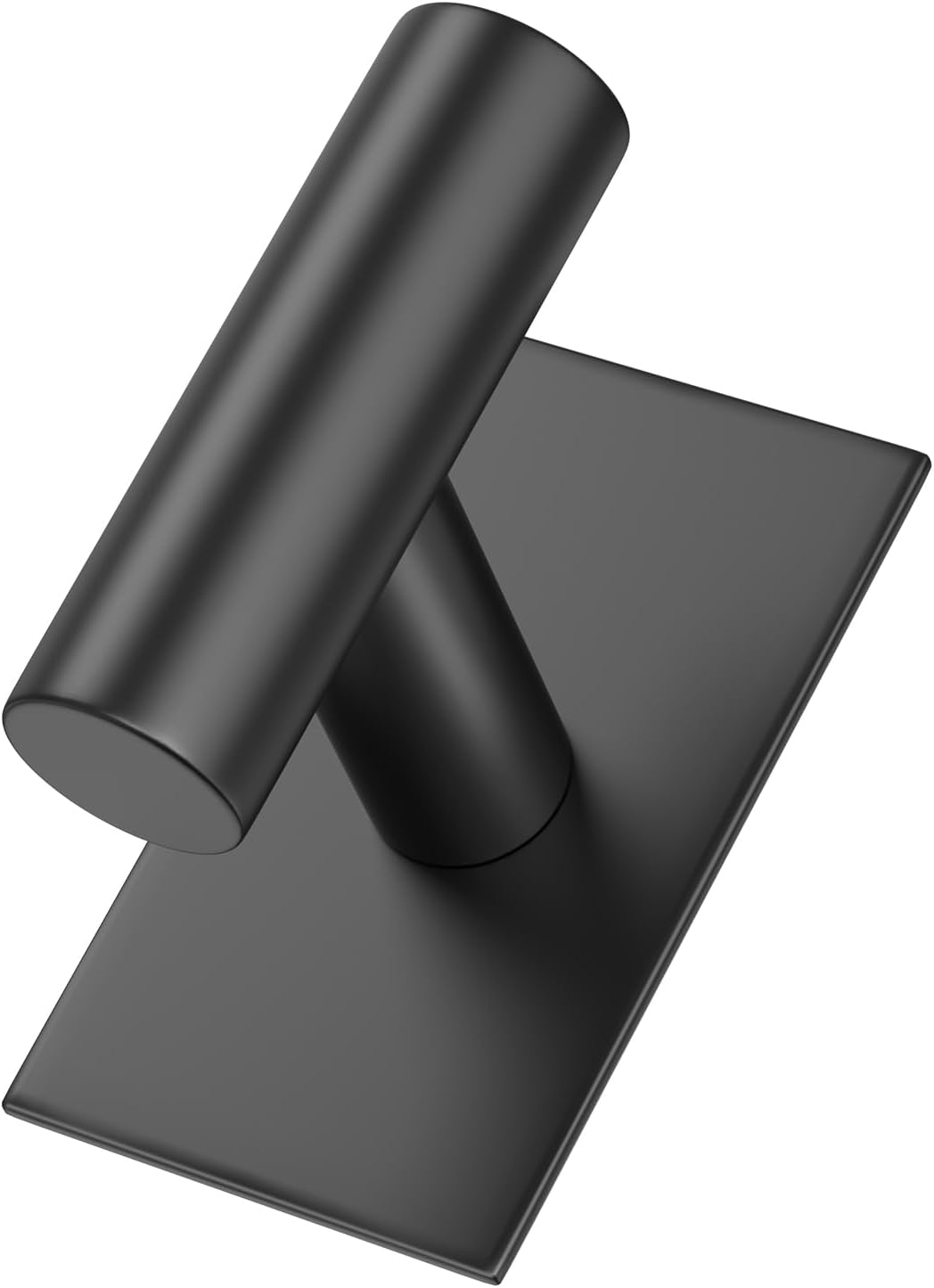 VAEHOLD Wall Towel Hooks, Heavy Duty Sticky Holder Waterproof Towel Hooks for Hanging Coat, Clothes, Closet Hook Wall Mount for Kitchen (Black, 4 Pack)