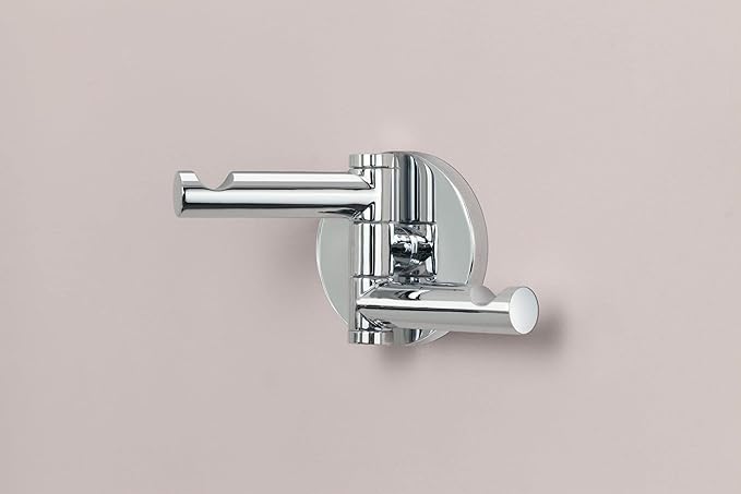 Moen YB0402CH Align Modern Double Swivel Robe Hook, Chrome