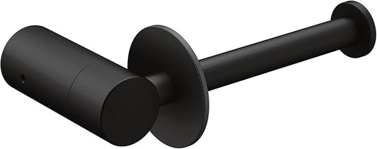 Moen YB0409BL Single Post Modern Toilet Paper Holder, Matte Black